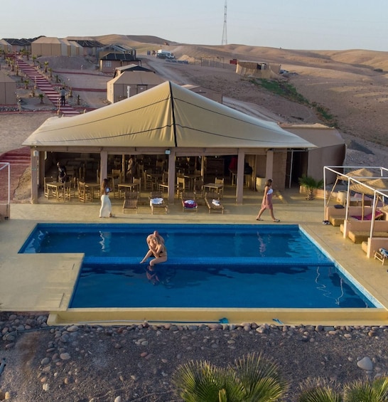 Picture 1 for Activity Day Pass at Agafay Desert : Swimming pool & Lunch