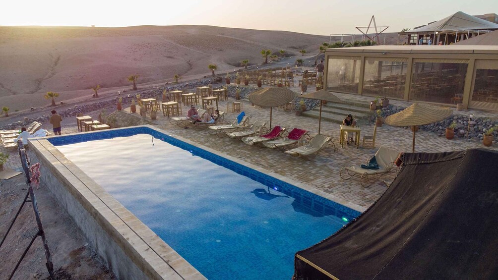 Marrakech: Agafay Desert Escape with Swimming Pool and Lunch