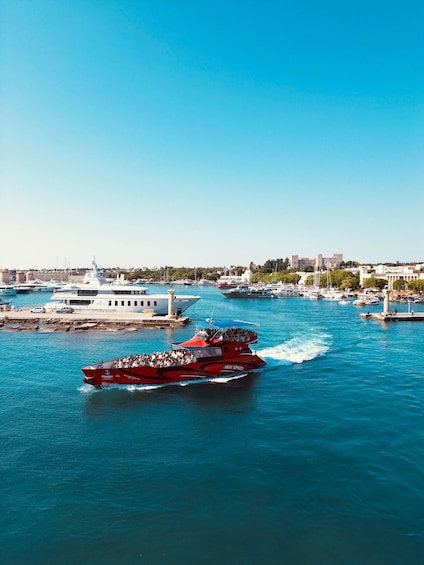 Kiotari, Lardos, Lindos: High Speed Boat Trip to Rhodes Town
