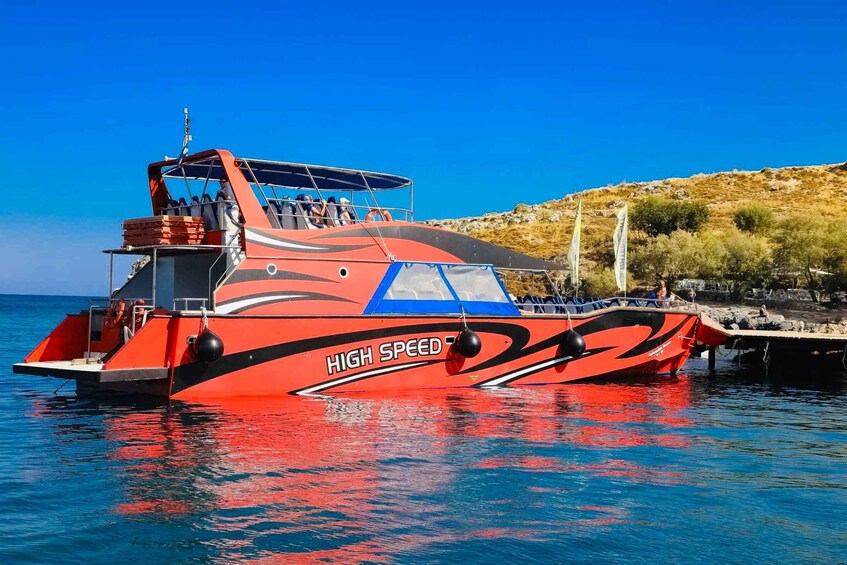 Picture 3 for Activity Kiotari, Lardos, Lindos: High Speed Boat Trip to Rhodes Town