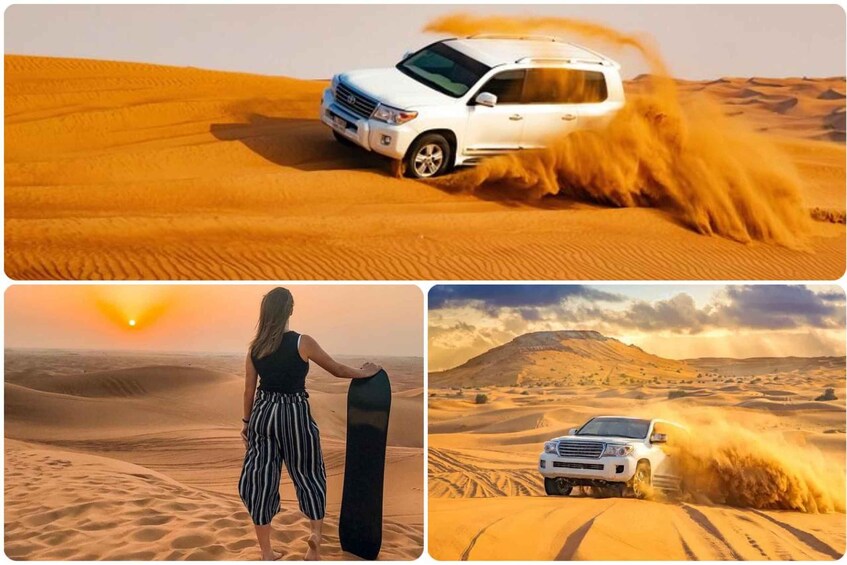 Doha: Desert Safari with Camel Ride and Sandboarding