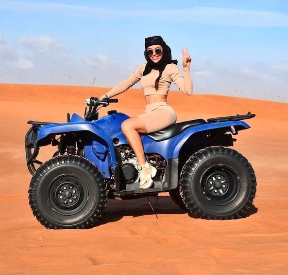 Desert Safari With 4WD, Quad Bike, Dune Bashing, Camel Ride
