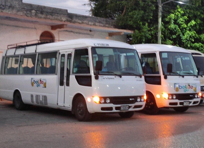 From Flores Guatemala to your hotel in San Ignacio Belize