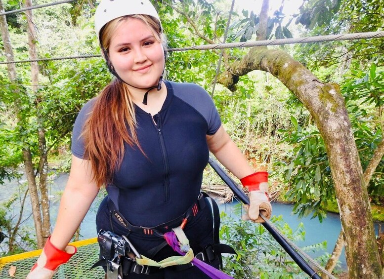 Picture 3 for Activity Katira: Adventure Zipline Tour in Rio Celeste