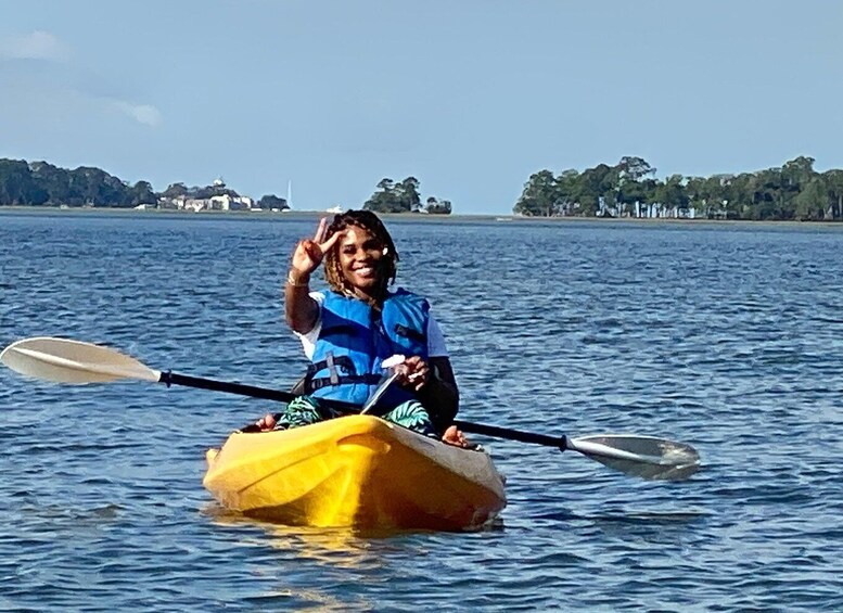 Picture 4 for Activity Hilton Head Island: Guided Kayak Tour with Coffee