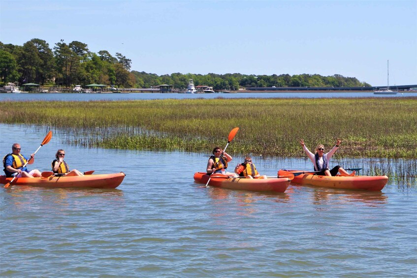 Picture 4 for Activity Hilton Head Island: Guided Kayak Tour with Coffee