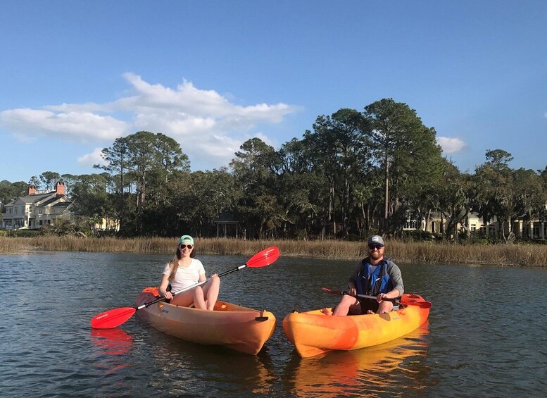 Picture 2 for Activity Hilton Head Island: Guided Kayak Tour with Coffee