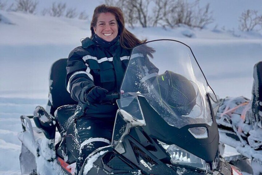 Snowmobile Tour by Lake Mývatn