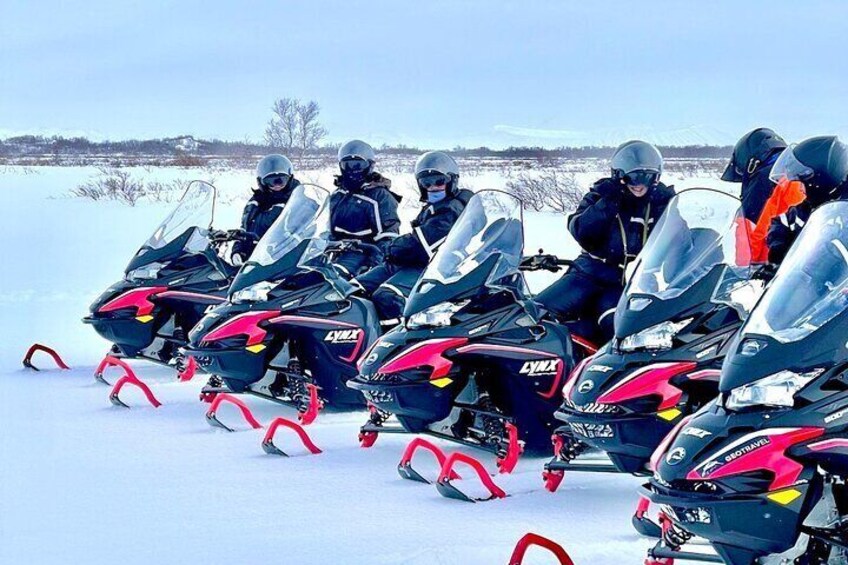Snowmobile Tour by Lake Mývatn