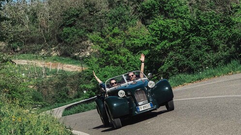 From Firenze | Private Chianti Tour driving a classic car