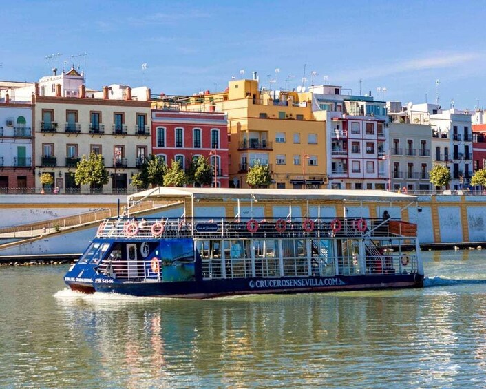 Seville: Panoramic Cruise, Hop-On-Hop-Off Bus & Walking Tour