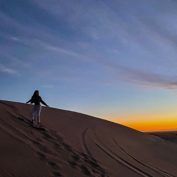 Picture 1 for Activity Doha: Sunset Safari, Dune Bashing, Sand Board and Camel Ride