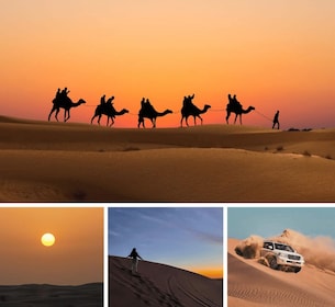 Doha: Dune Bashing, Sandboarding & Camel Ride.