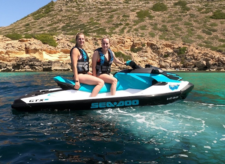 Picture 2 for Activity Mallorca: Caló des Moro Jetski and Caves Tour