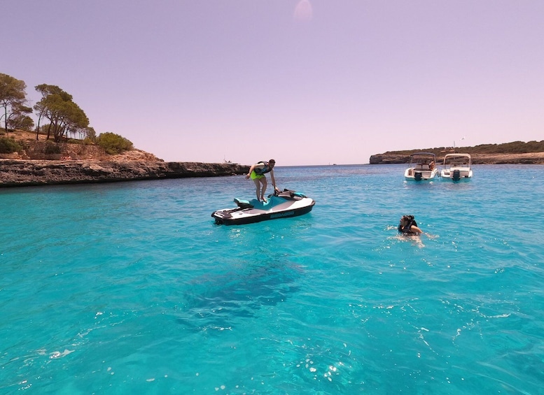 Picture 3 for Activity Mallorca: Caló des Moro Jetski Tour