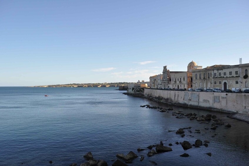 Picture 3 for Activity Syracuse: Ortigia & Pillirina Boat Tour w/ Aperitif & Wine