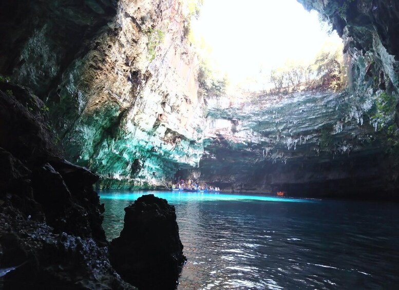 Picture 5 for Activity Argostoli: Melissani Lake, Drogarati Cave, and Myrtos Beach