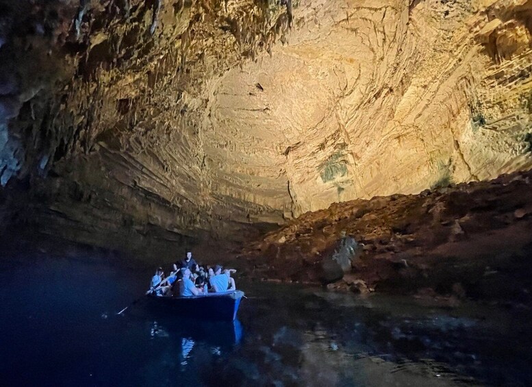 Picture 1 for Activity Argostoli: Melissani Lake, Drogarati Cave, and Myrtos Beach