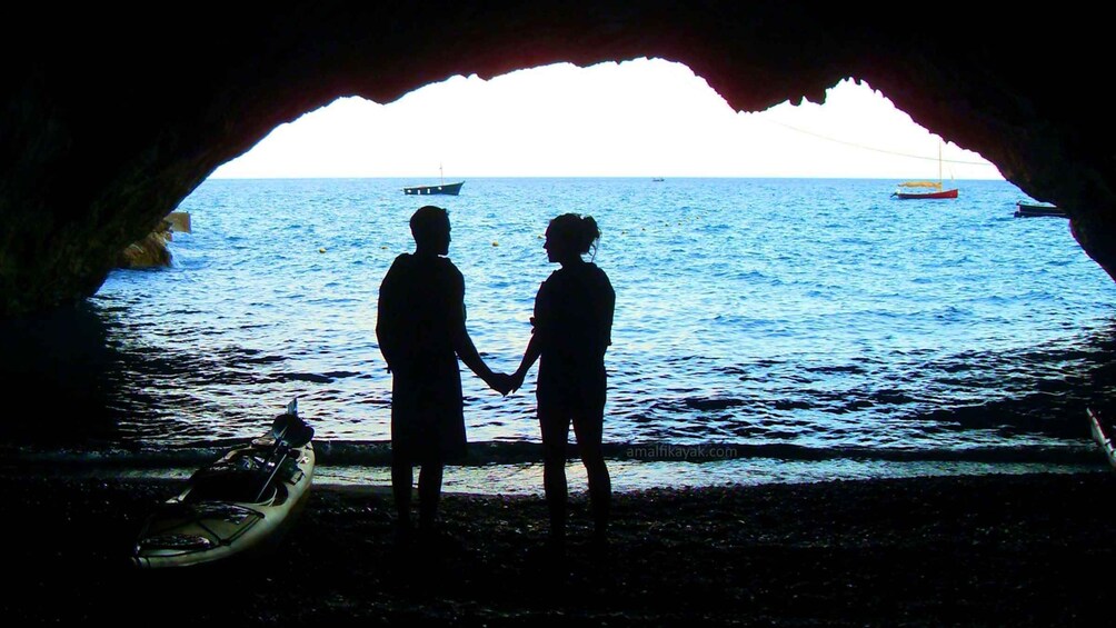 Picture 2 for Activity Amalfi Coast: Kayak Tour with Snorkeling and Grottoes Visit