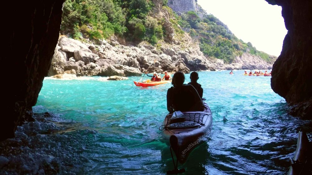 Picture 5 for Activity Amalfi Coast: Kayak Tour with Snorkeling and Grottoes Visit