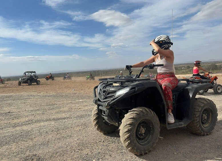 Picture 2 for Activity Marrakech : Agafay Desert Pack Quad Camel Dinner Show & Pool