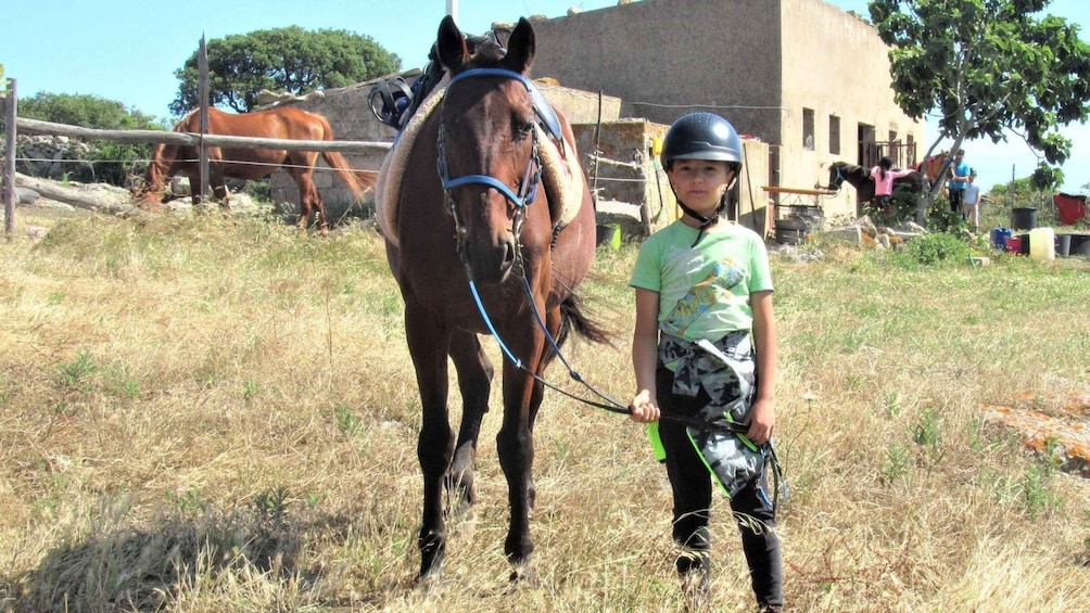 Picture 2 for Activity Sedini: horseback riding for children near Castelsardo