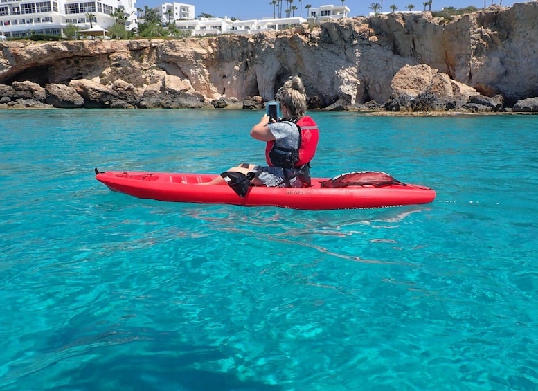 Picture 6 for Activity Agia Napa: Sea Caves Guided Kayaking