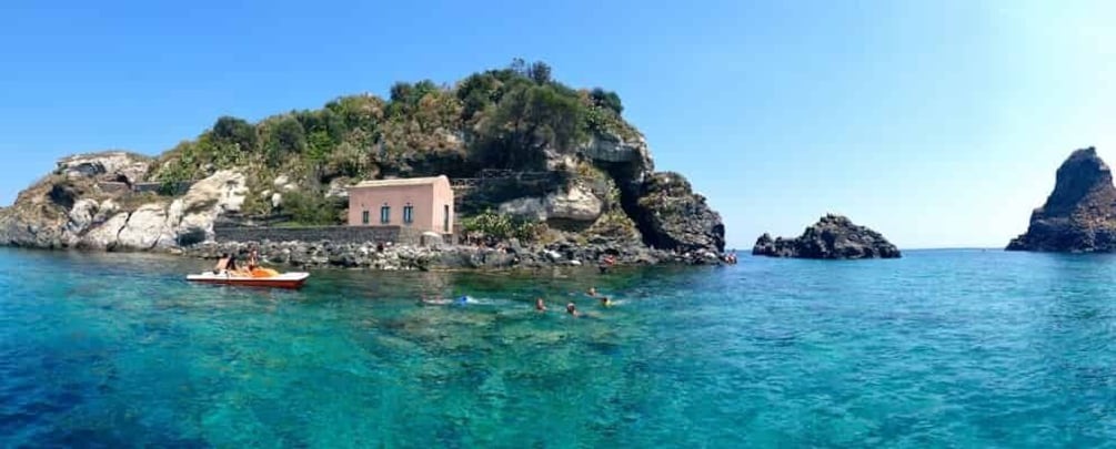 Picture 2 for Activity From Catania: Aci Castello Sailing Boat Trip with Aperitif