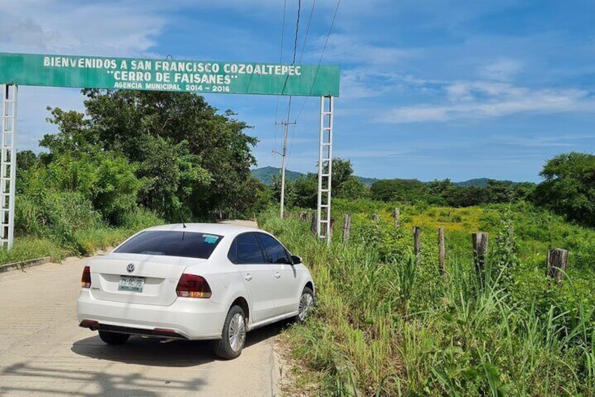 Entrance to the Cozoaltepec Town