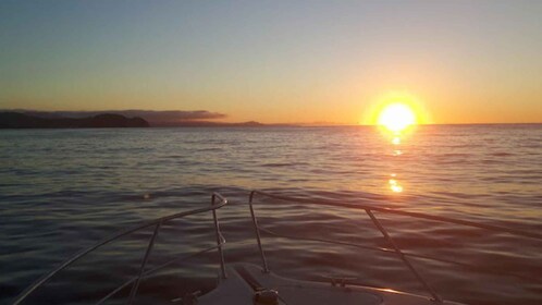 San Sebastian: Sunset on a Yacht