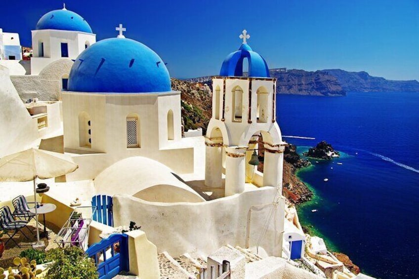 Shore Excursion & Sightseeing at Blue dome Santorini