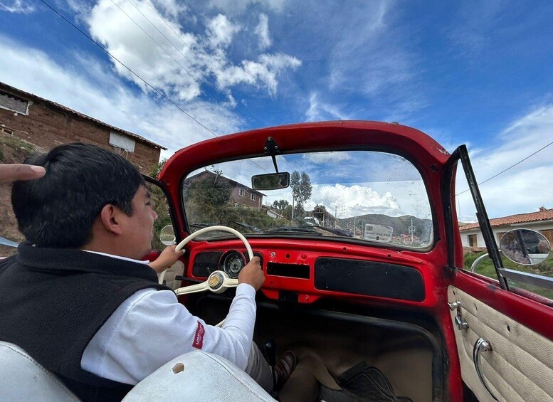 Picture 1 for Activity Tour of the viewpoints of Puno by clasic Vw beetle