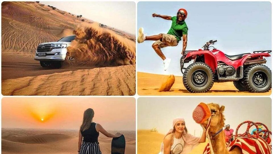Doha: Quad bike/Buggy, Desert Tour, Camel Ride, SandBoarding