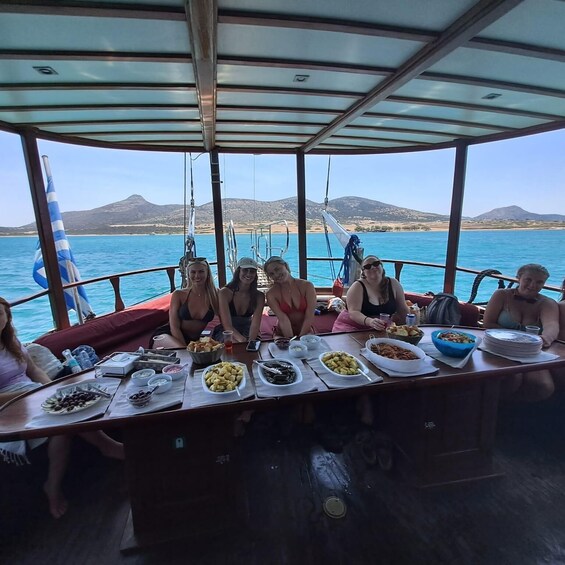 Picture 7 for Activity Paros: Traditional Gulet Shared or Private Island Cruise