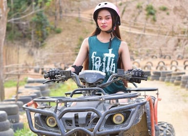 From Boracay: Mainland Off-Road quad bike and Zipline Experience