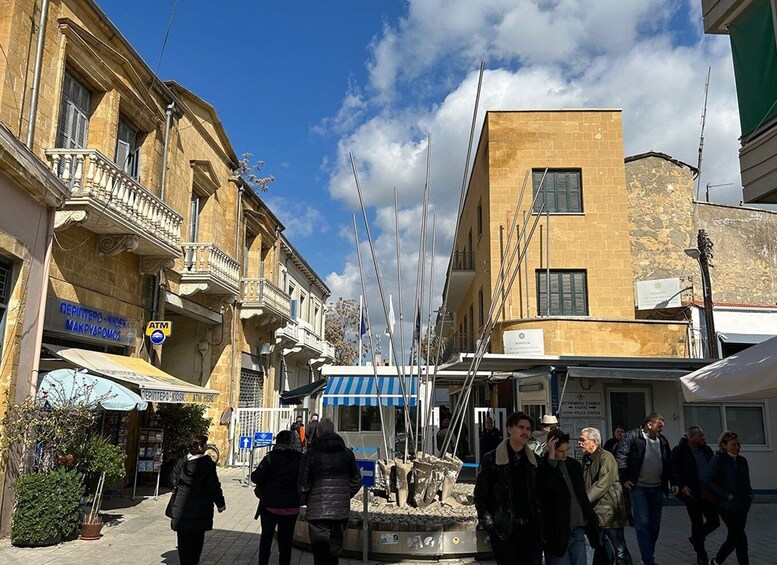 Nicosia, Paphos Gate - Old Town greek and turkish side