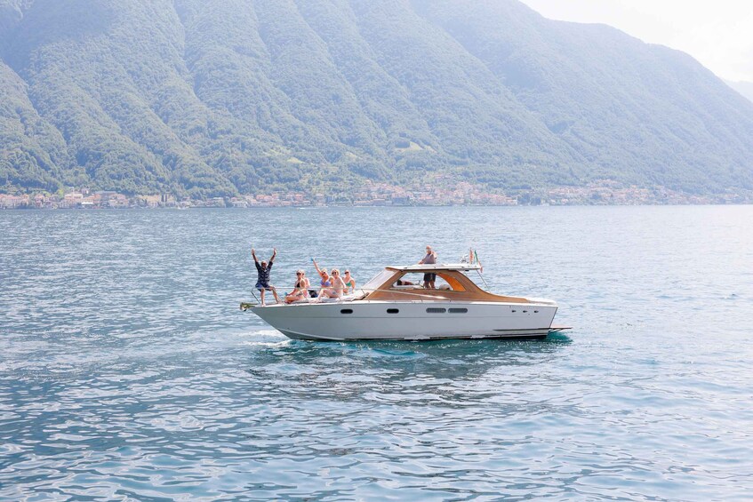 Picture 1 for Activity OnlyWood Lake Como: Hidden Gems Wooden Boat Tour