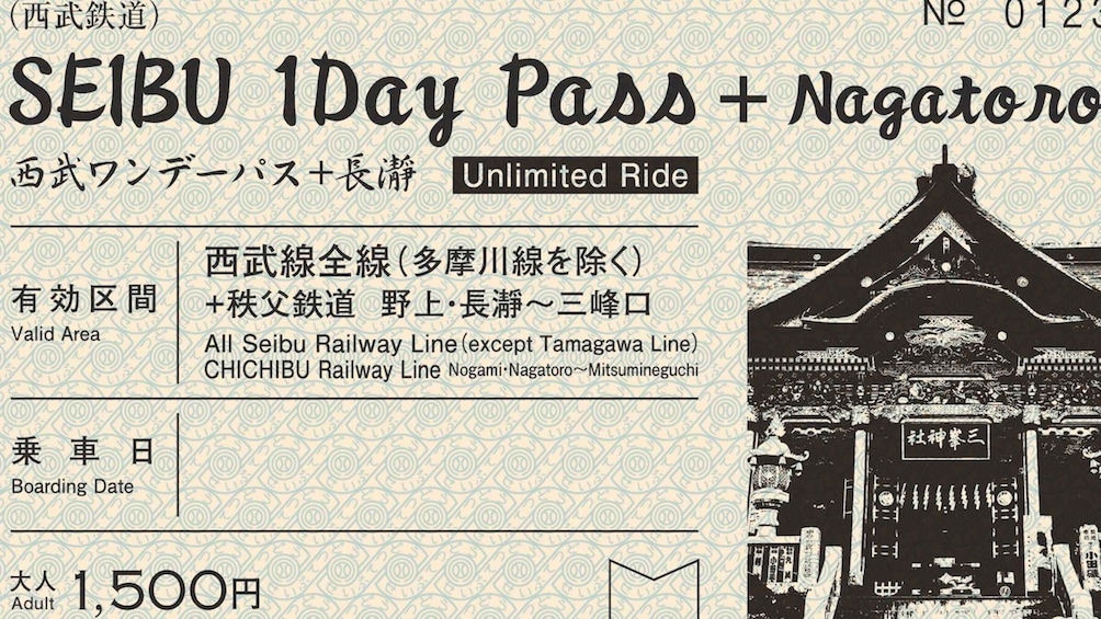 From Tokyo: Seibu Railway 1 Day Pass and Nagatoro