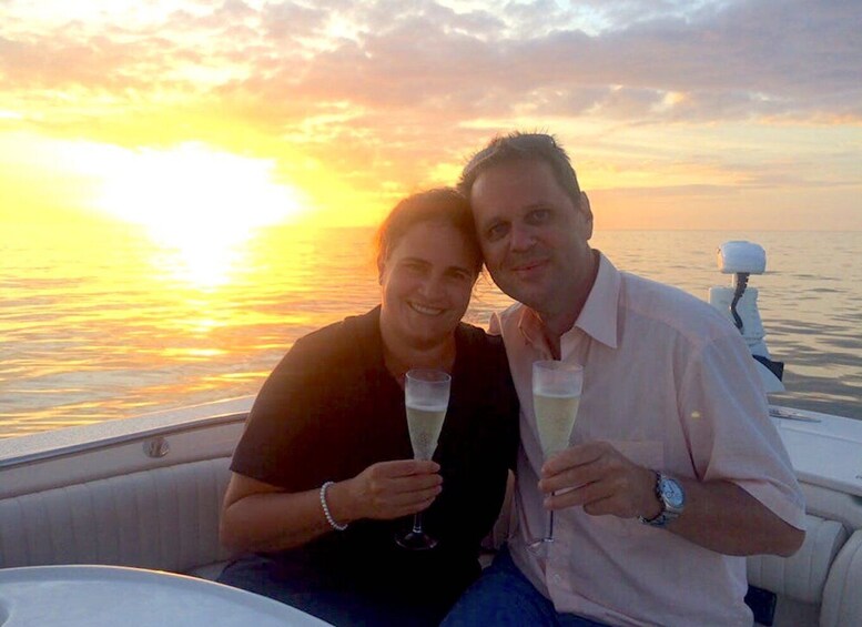 Picture 3 for Activity Marco Island:Sunset Boat Tour with Bottle of Champagne