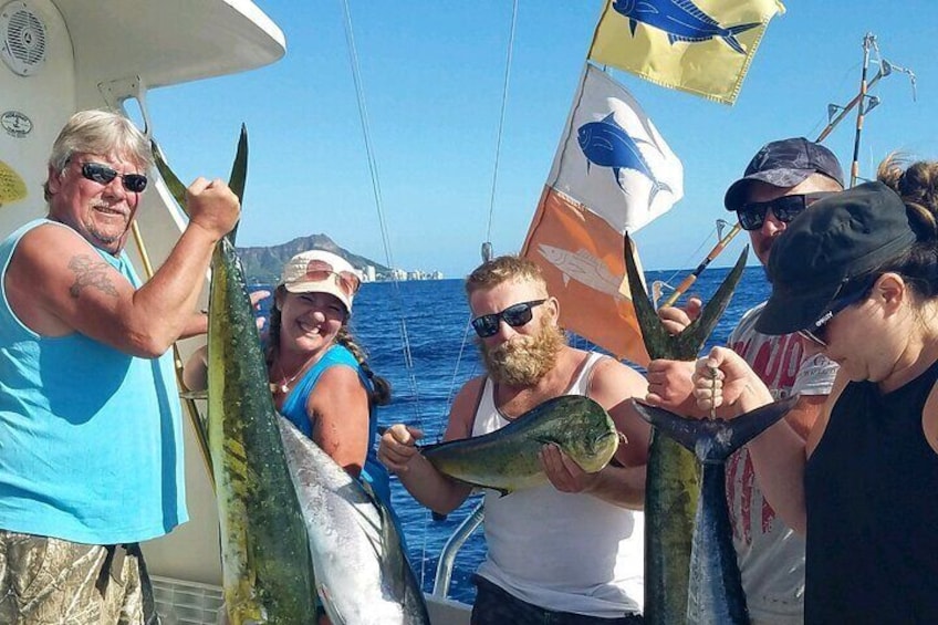 Deep Sea Shared Fishing Charter in Honolulu