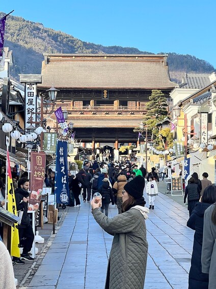 Picture 6 for Activity Snow monkeys Zenkoji temple one day private sightseeing tour