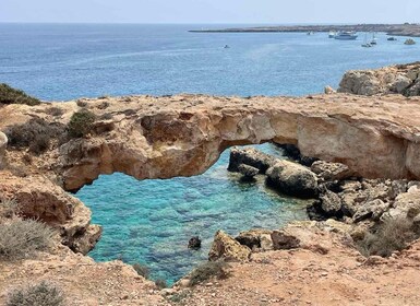 From Larnaca: Cape Greko Guided Tour with Transfers