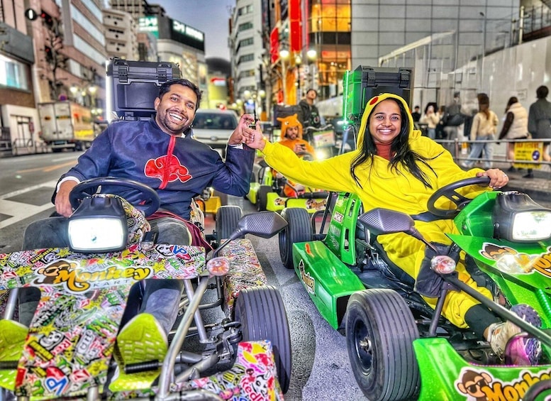 Tokyo: City Go-Karting Tour with Shibuya Crossing and Photos