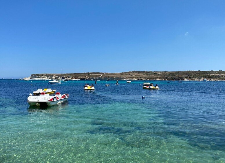 Picture 4 for Activity Marsaskala: Paddle Boat Rental in St. Thomas Bay