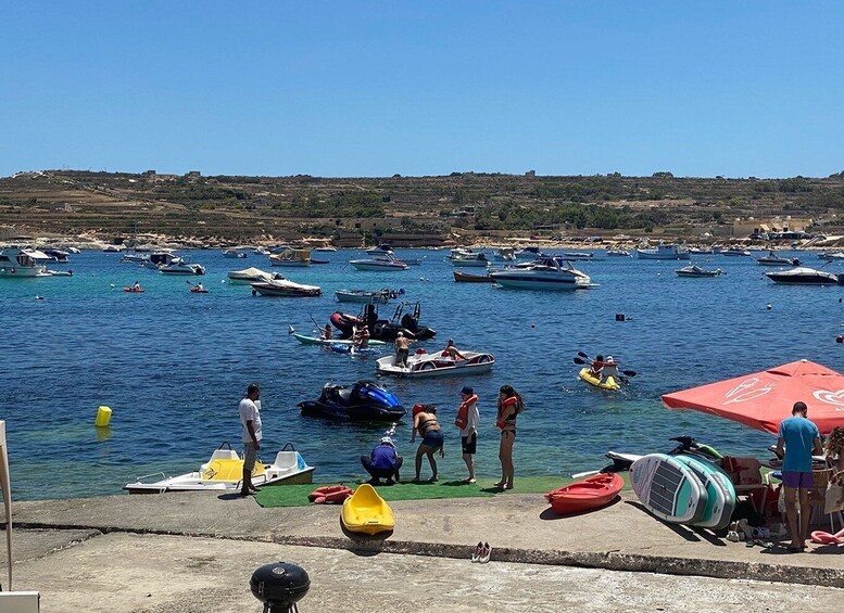 Picture 3 for Activity Marsaskala: Paddle Boat Rental in St. Thomas Bay