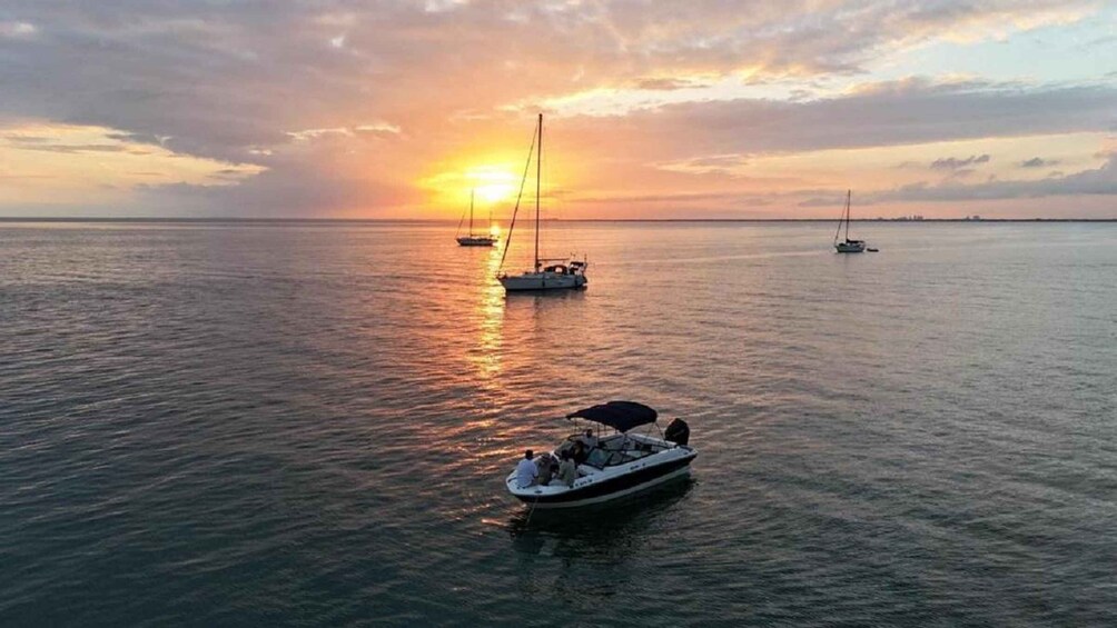 Private Sunset and Night Cruise in Miami with skyline views