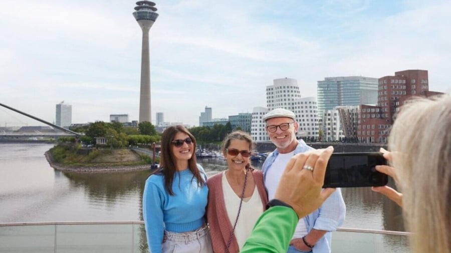 Düsseldorf: Media Harbor and Rhinetower