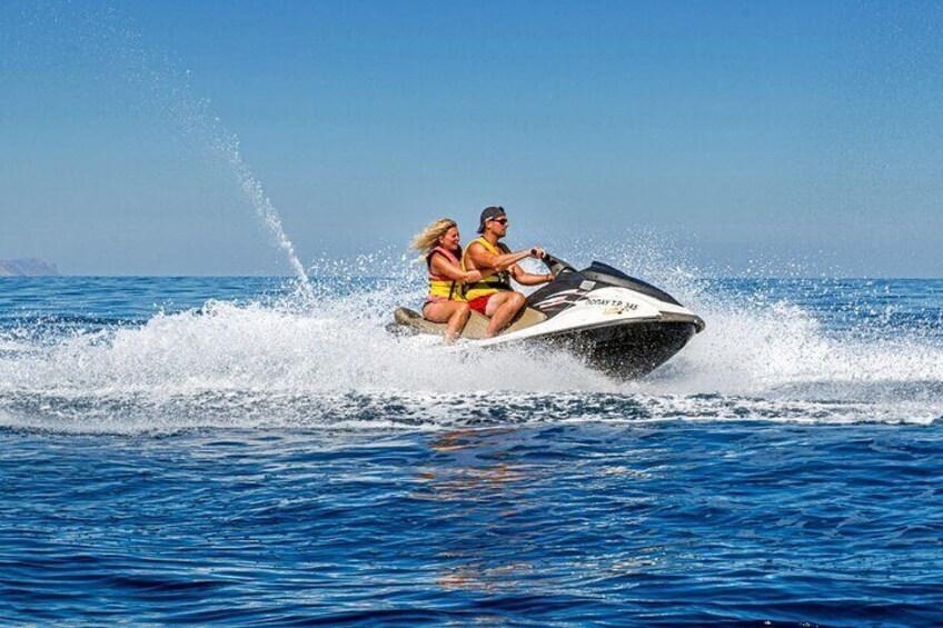 Private Jet Ski Activity on the Beach at Rethymno 