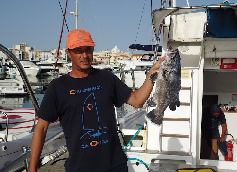 Picture 3 for Activity Quarteira: Algarve Reef Fishing Boat Trip with Gear