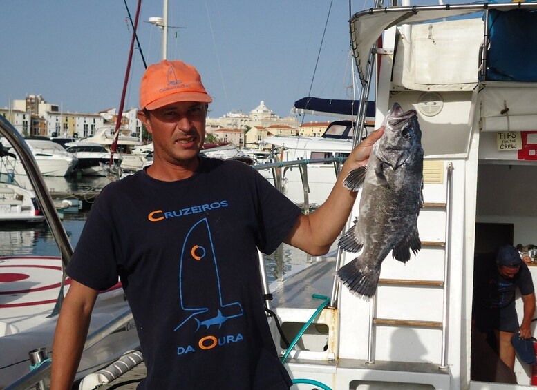 Picture 3 for Activity Quarteira: Algarve Reef Fishing Boat Trip with Gear